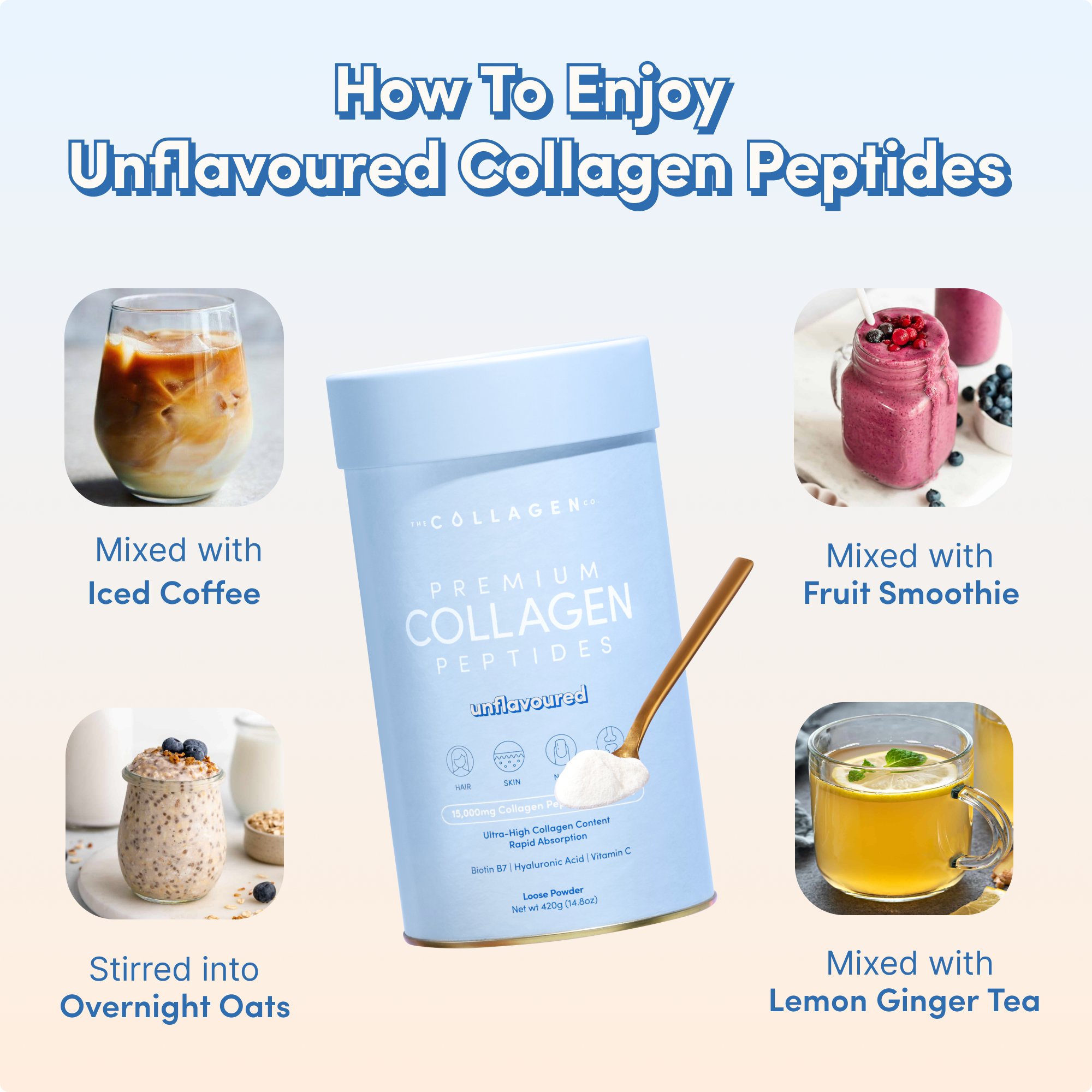 Unflavoured Collagen Powder - 420g
