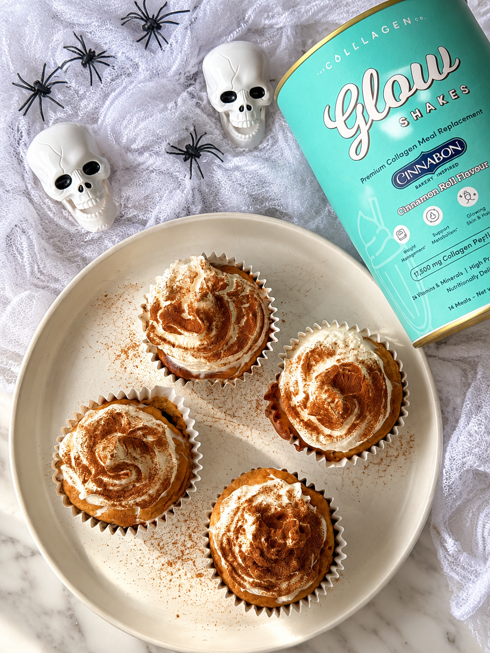 Mini Cinnabon Pumpkin Pies