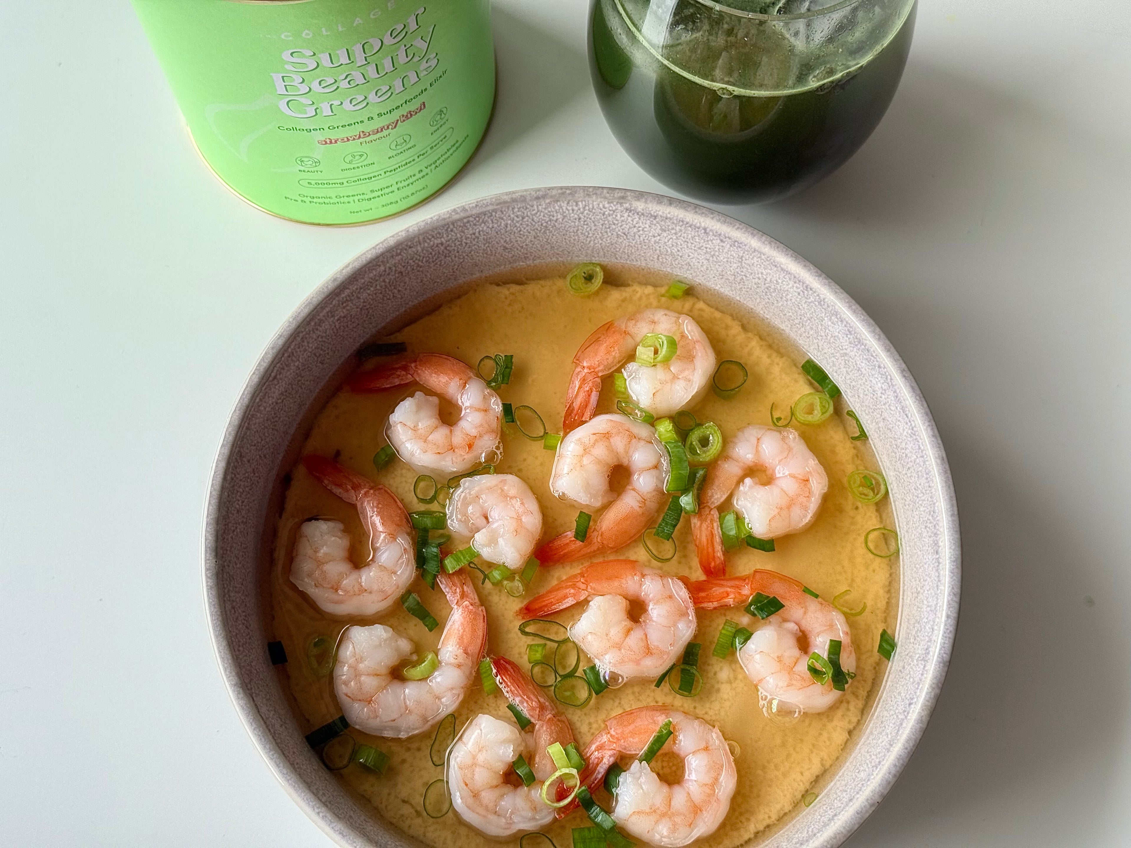 Steamed Prawns & Egg