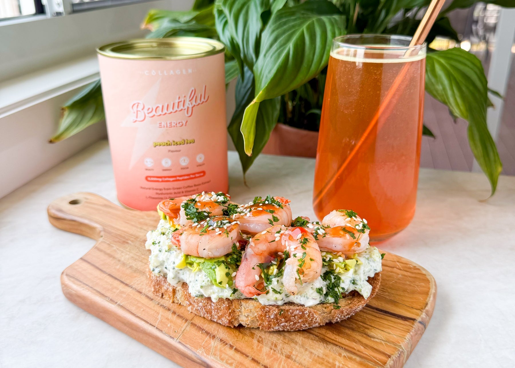 Broccoli Prawn Toast