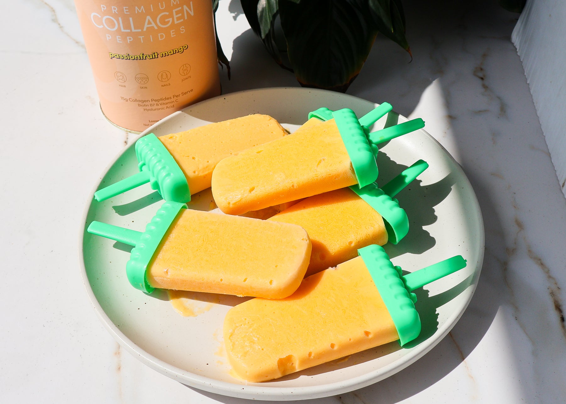 Frozen Mango Pops