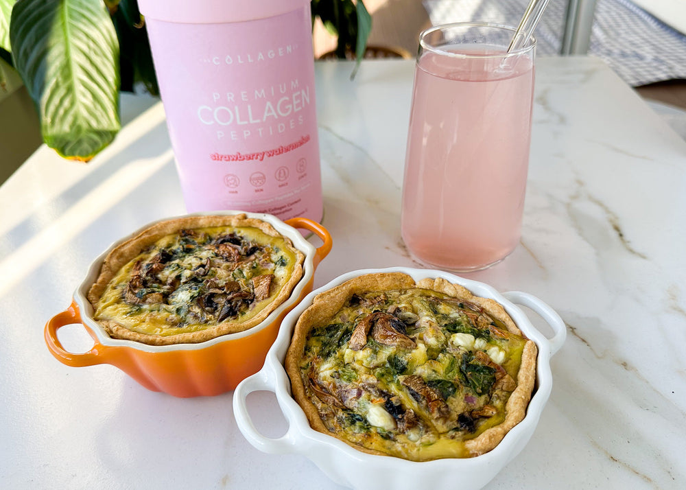 Spinach and Mushroom Mini Quiches