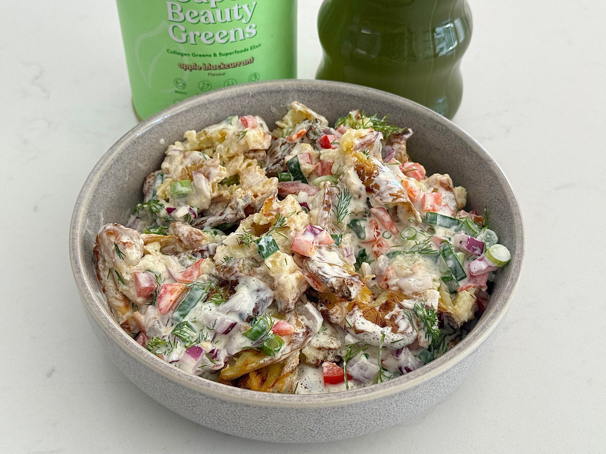 Smashed Potato Salad