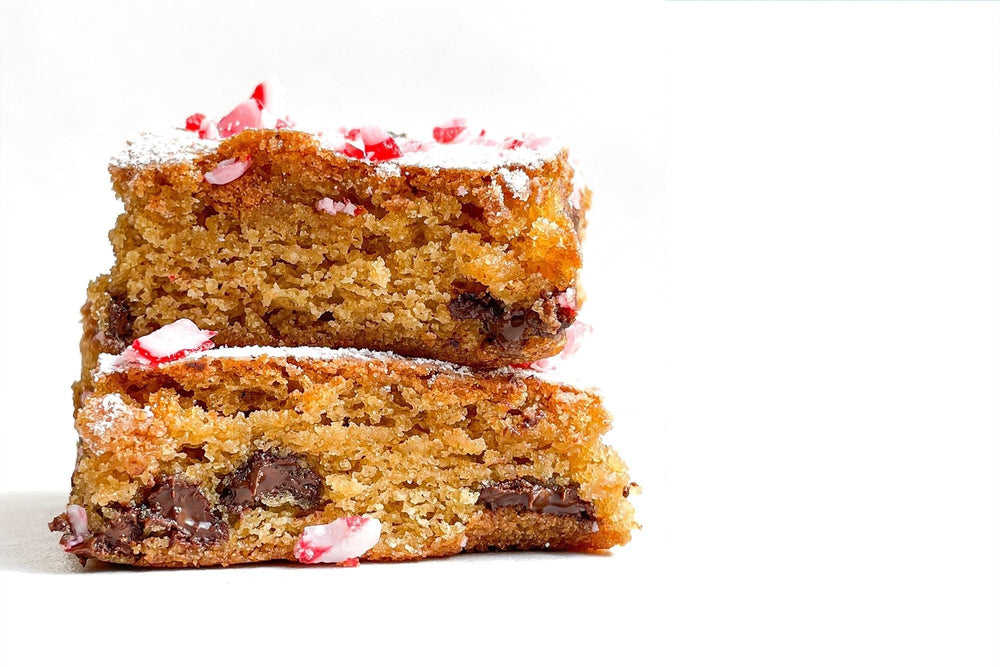 Candy Cane Collagen Blondies - The Collagen Co.
