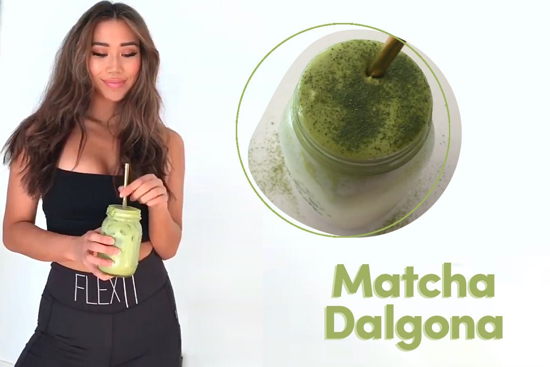 Collagen Matcha Dalgona Latte - The Collagen Co.