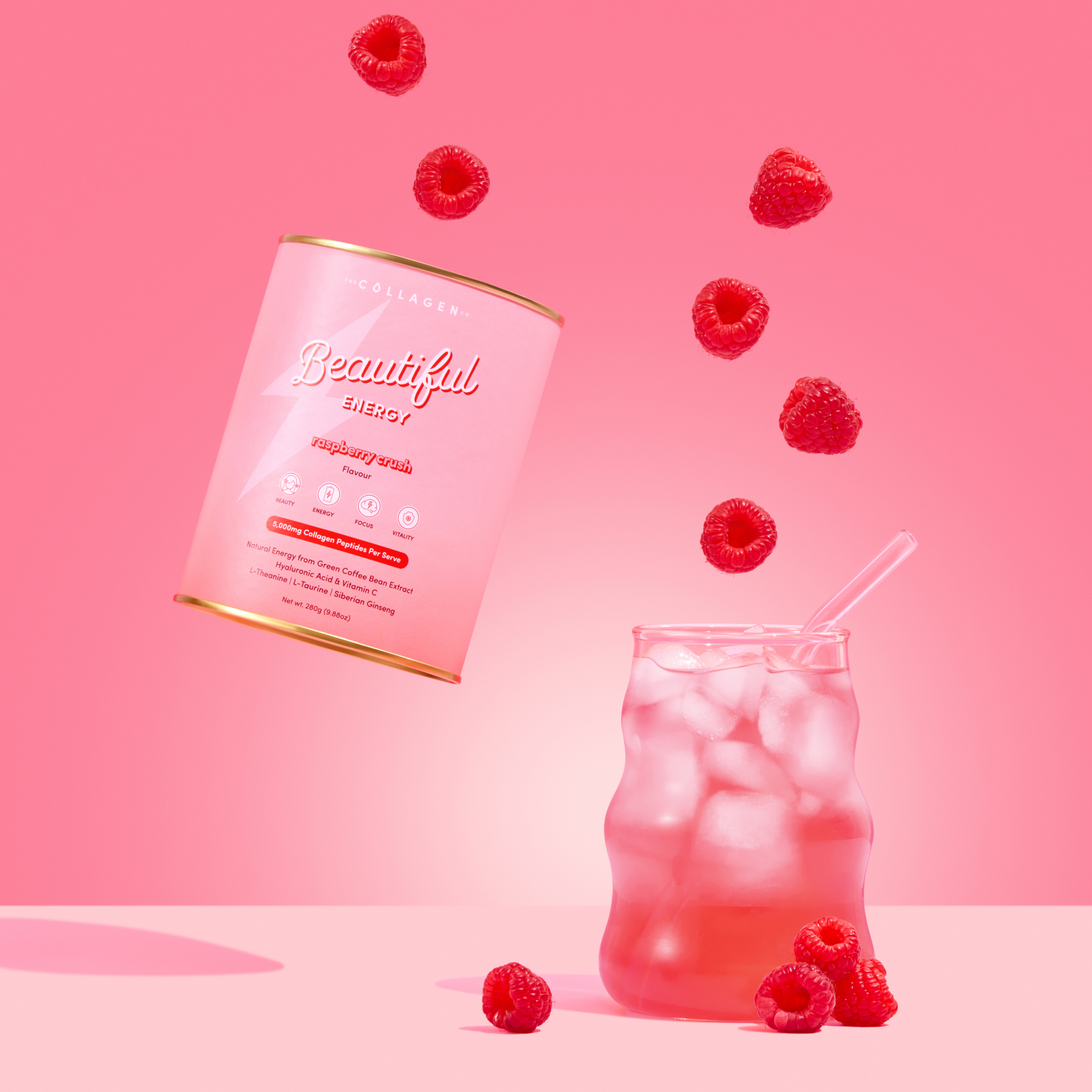 Raspberry Crush Beautiful Energy - 280g