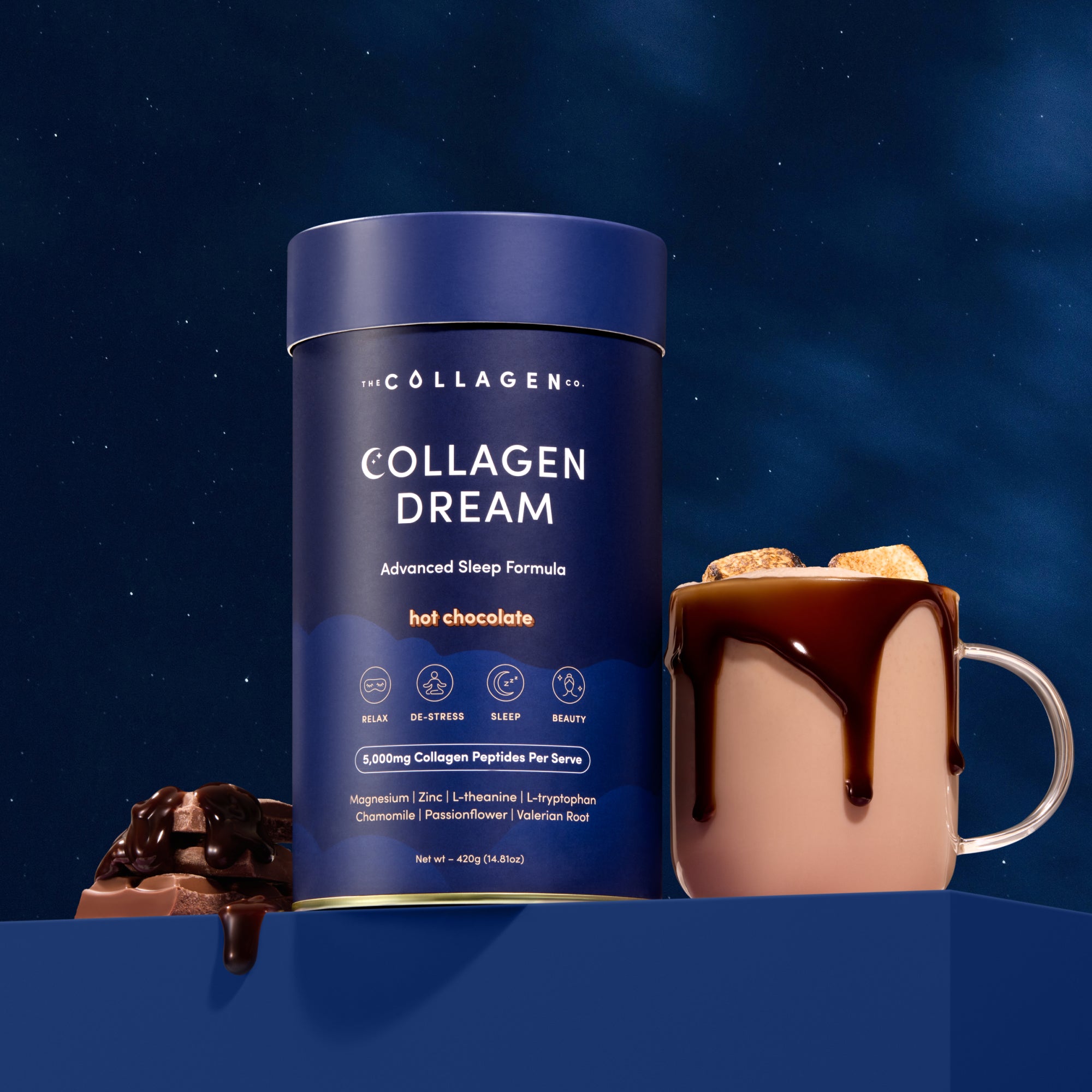 Collagen Dream Advanced Sleep Formula Hot Chocolate - 420g