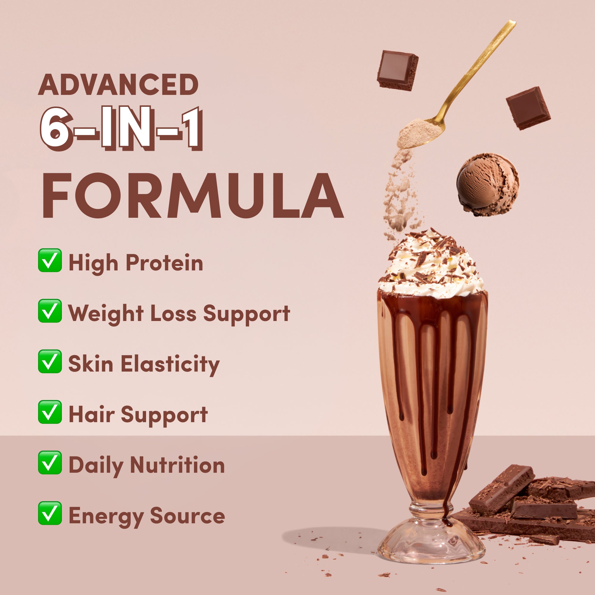 Chocolate Milkshake Collagen Meal Replacement - 756g