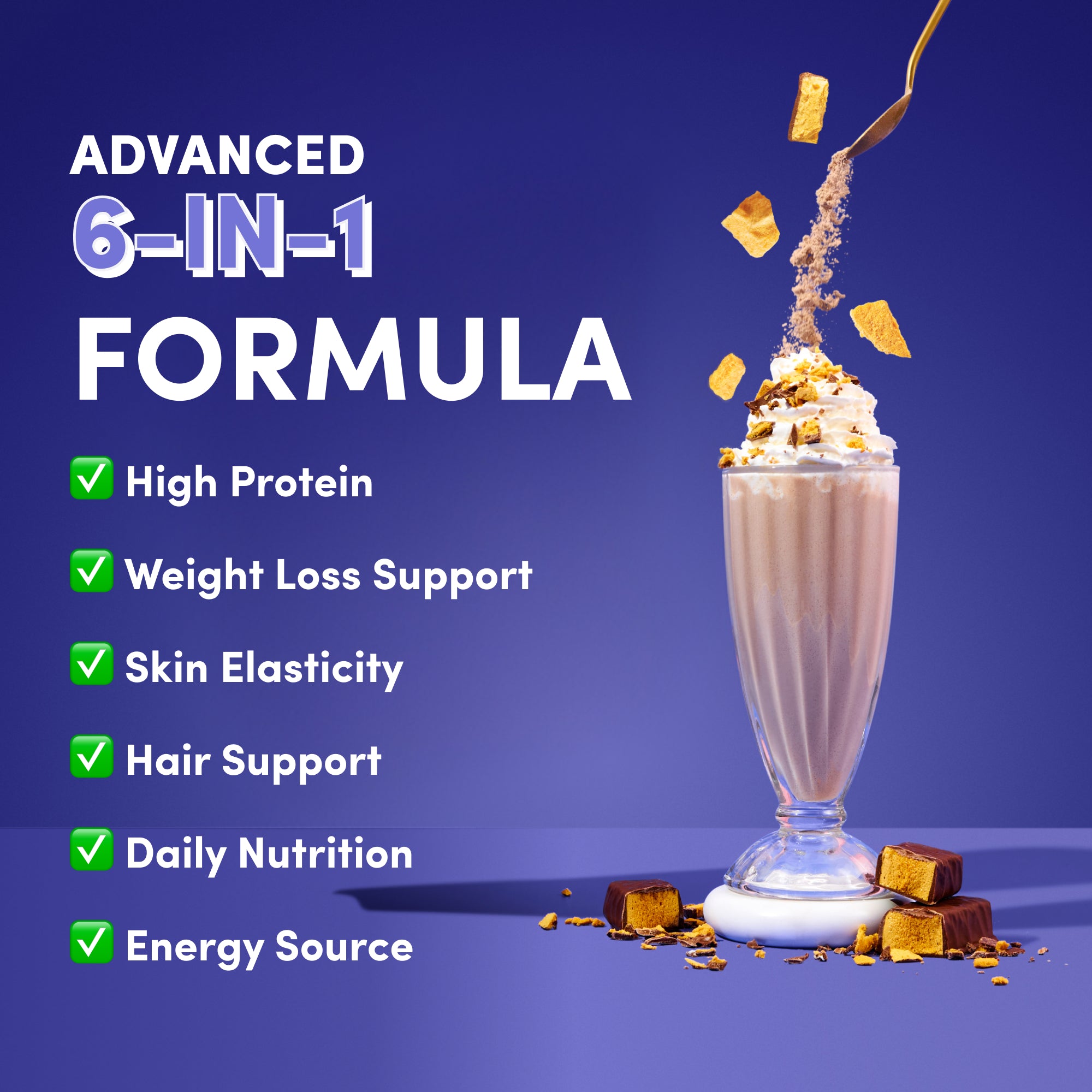 Violet Crumble Collagen Meal Replacement - 784g