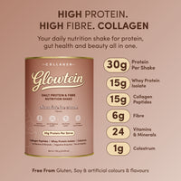Glowtein Chocolate Ice Cream Daily Protein & Fibre Shake - 700g