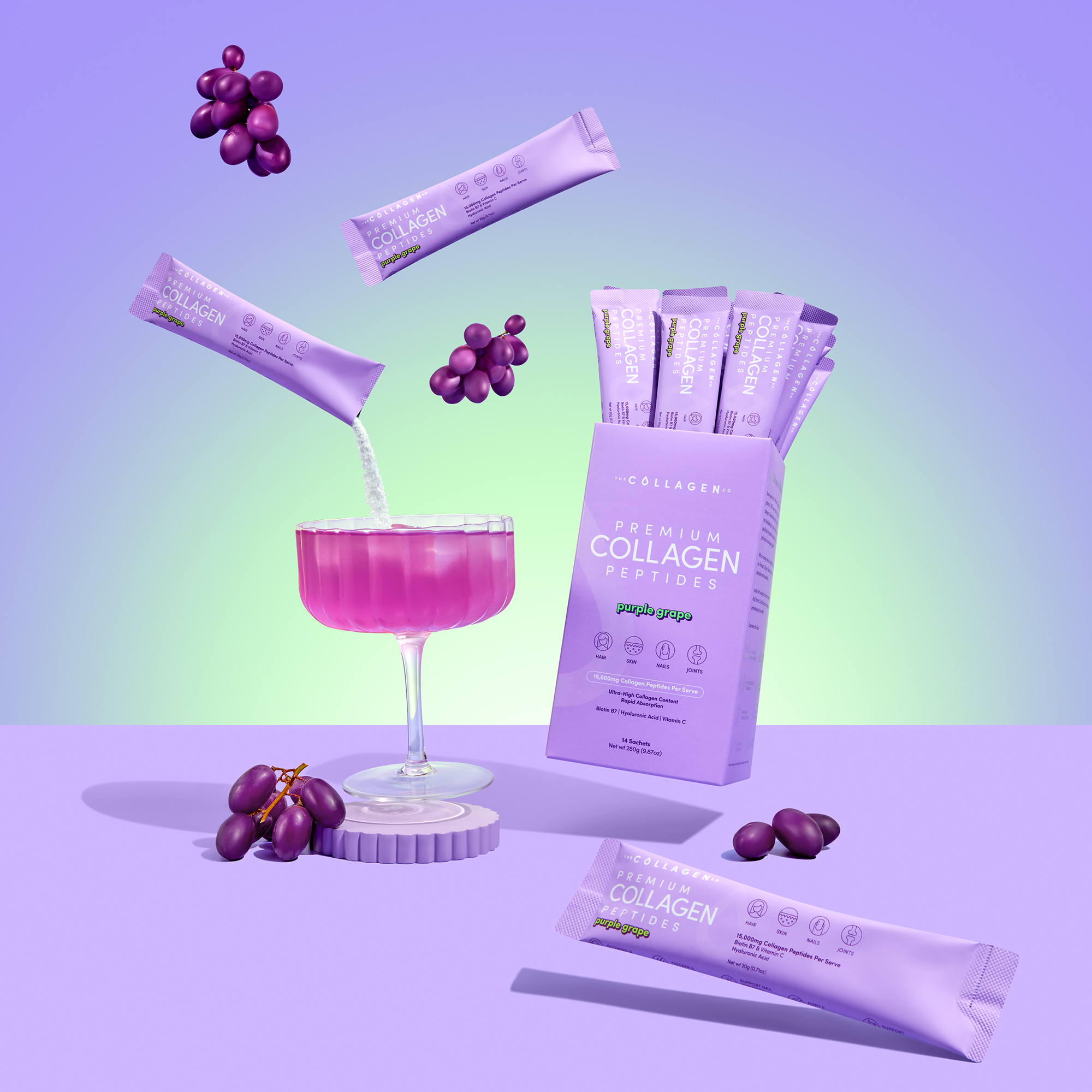 Purple Grape Collagen Sachets - 280g