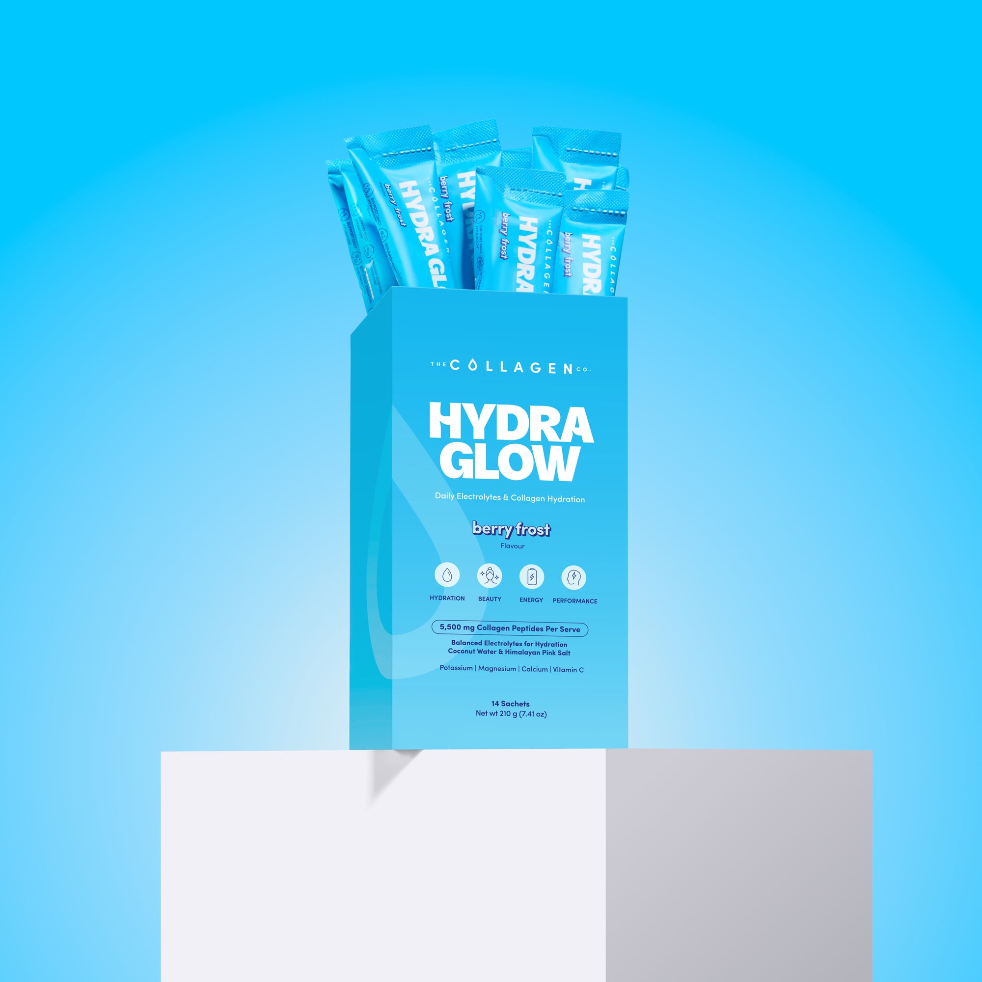 Berry Frost Hydraglow Collagen Electrolytes Sachets - 210g