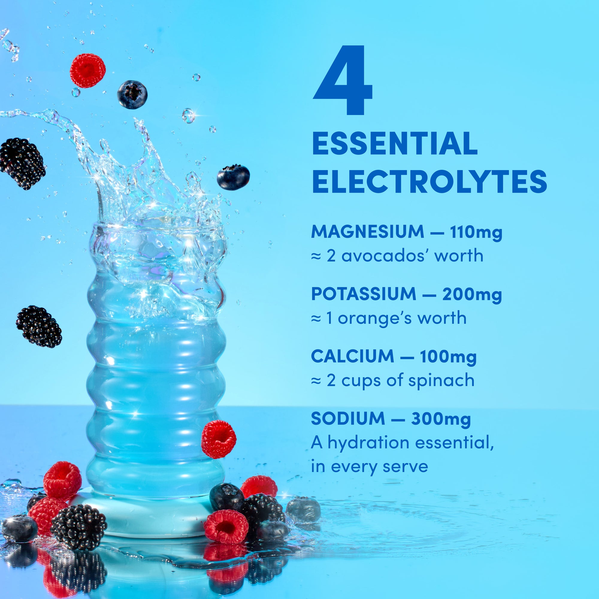 Berry Frost Hydraglow Collagen Electrolytes Sachets - 210g