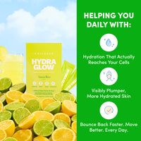 Lemon Lime Hydraglow Collagen Electrolytes Sachets - 210g