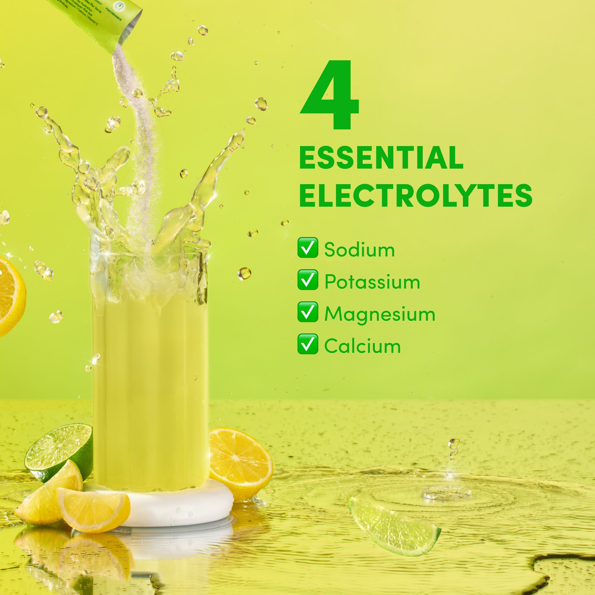 Lemon Lime Hydraglow Collagen Electrolytes Sachets - 210g