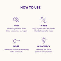 Immunity Collagen Peptides - Elderberry & Raspberry 208g