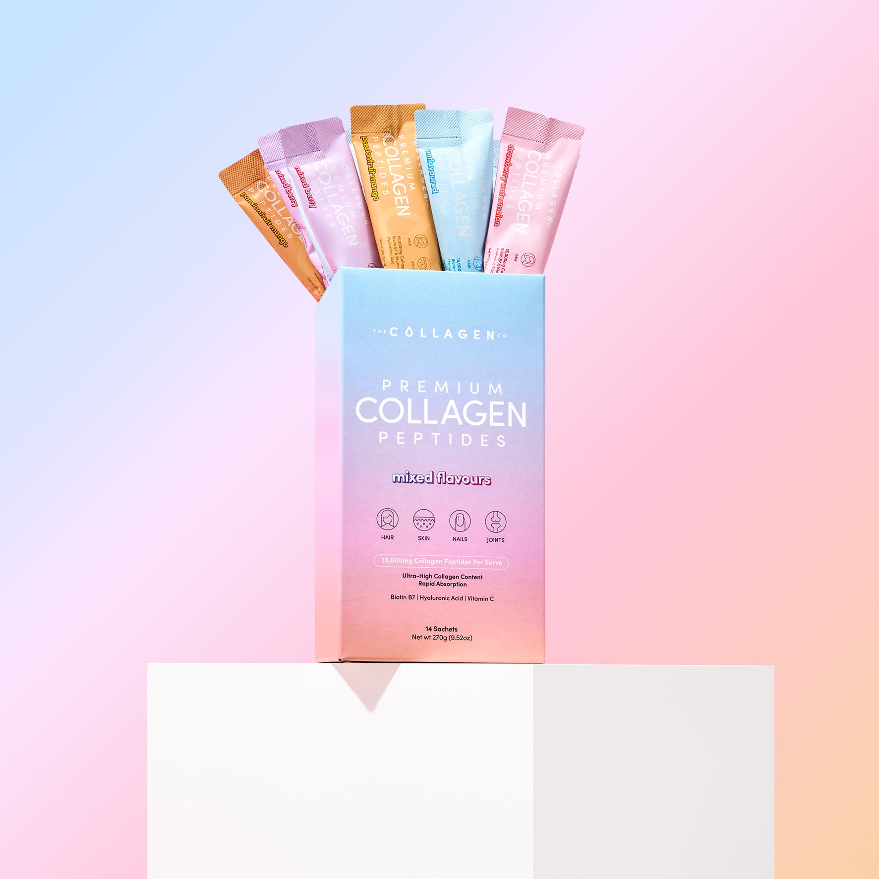 Mixed Flavours Collagen Sachets - 270g