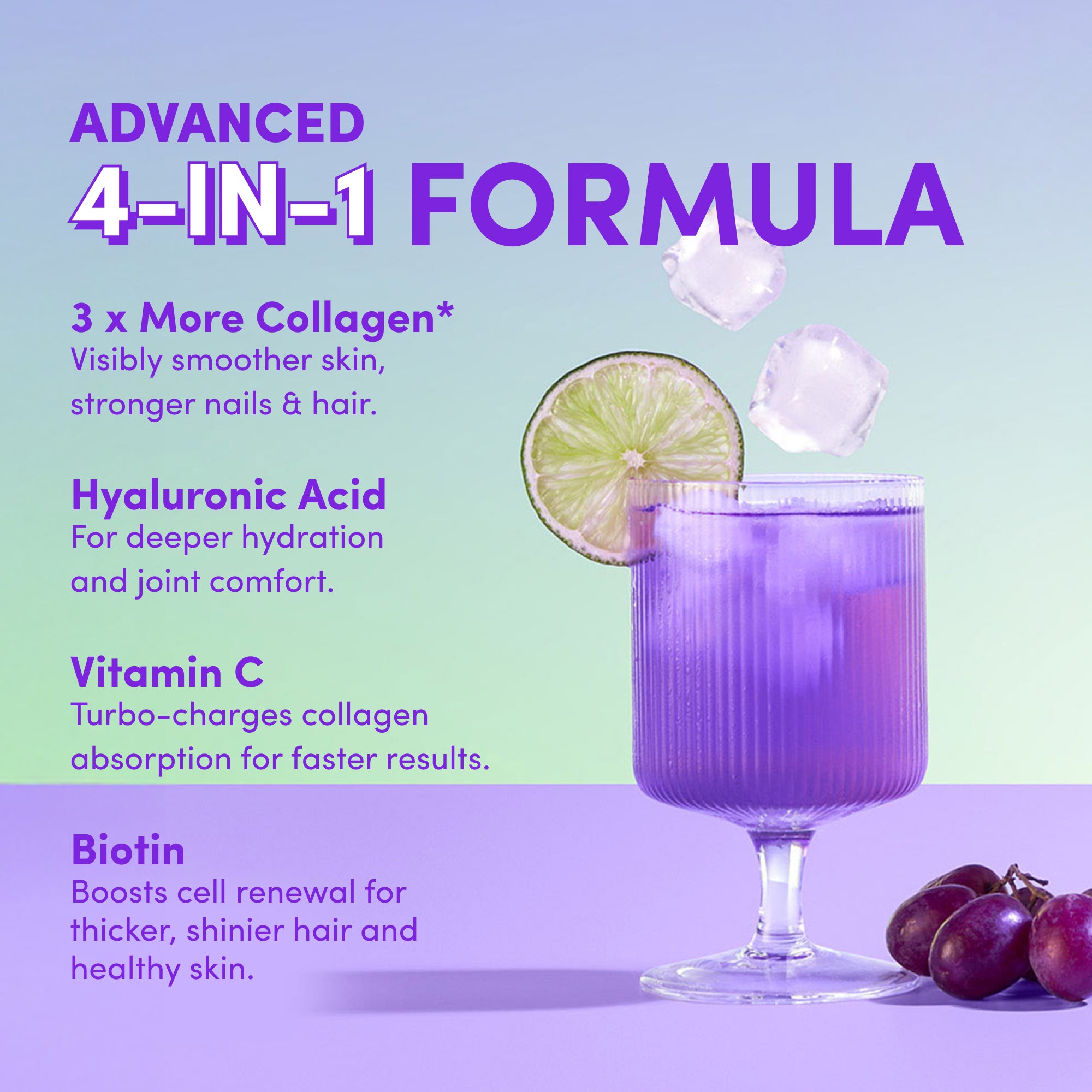 Purple Grape Collagen Powder - 560g