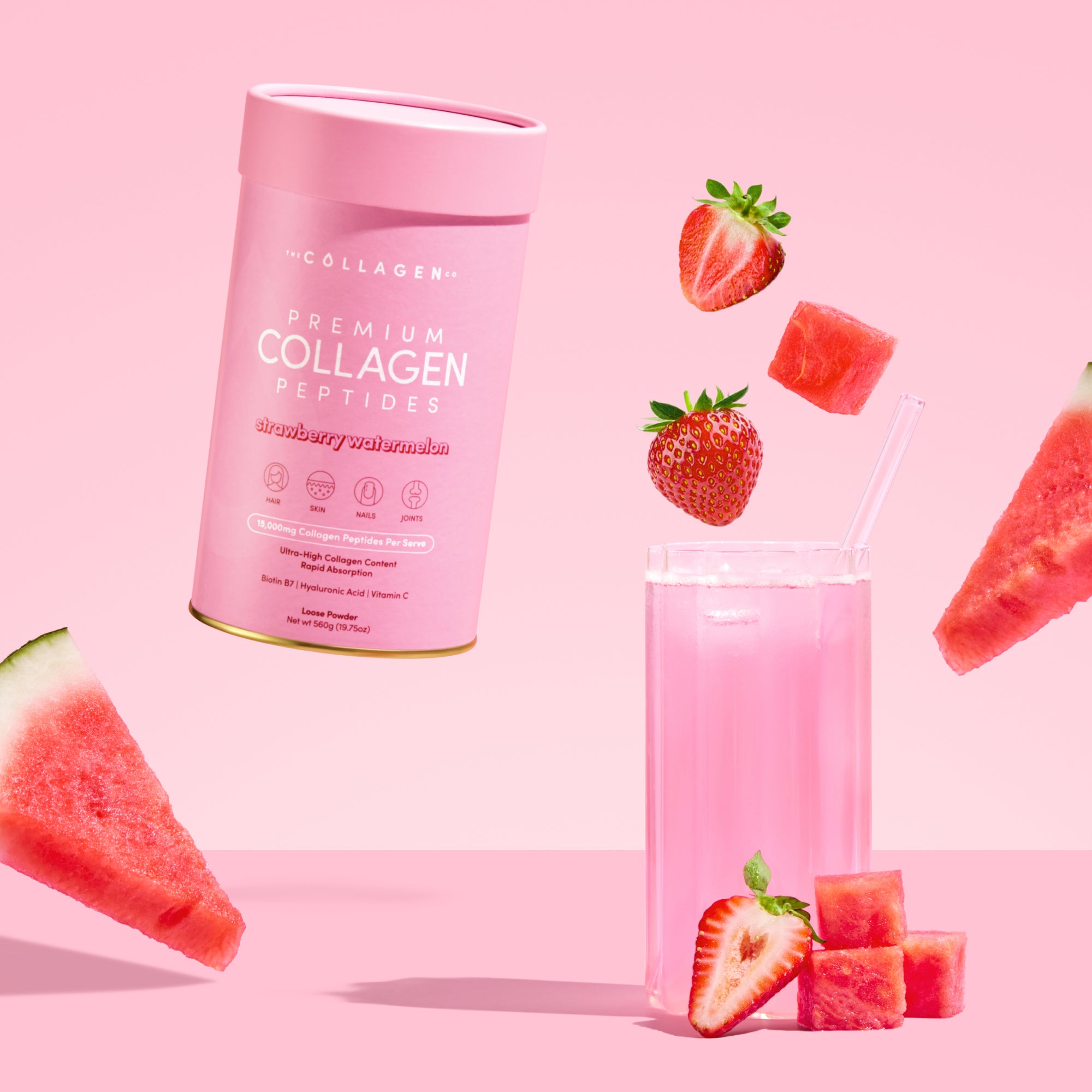 Strawberry Watermelon Collagen Powder - 560g