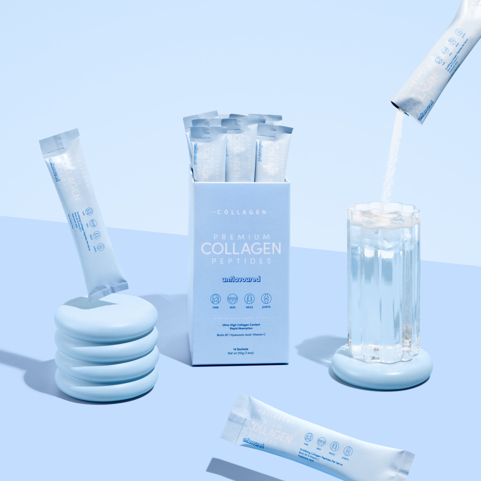 Unflavoured Collagen Sachets - 210g