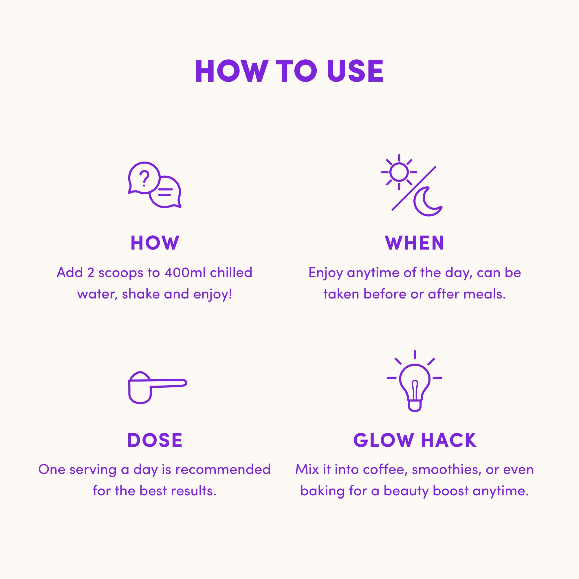 Purple Grape Collagen Sachets - 280g