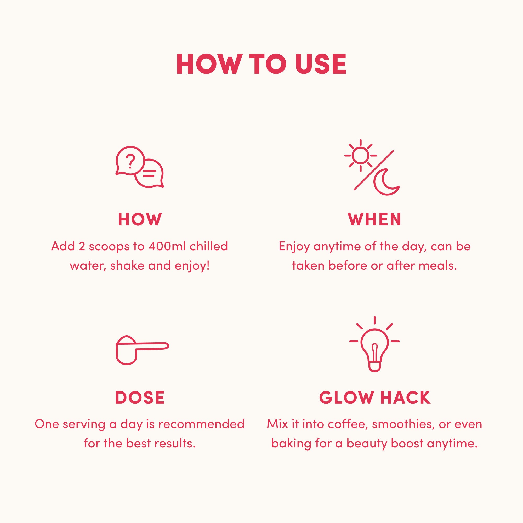 Strawberry Watermelon Collagen Sachets - 280g