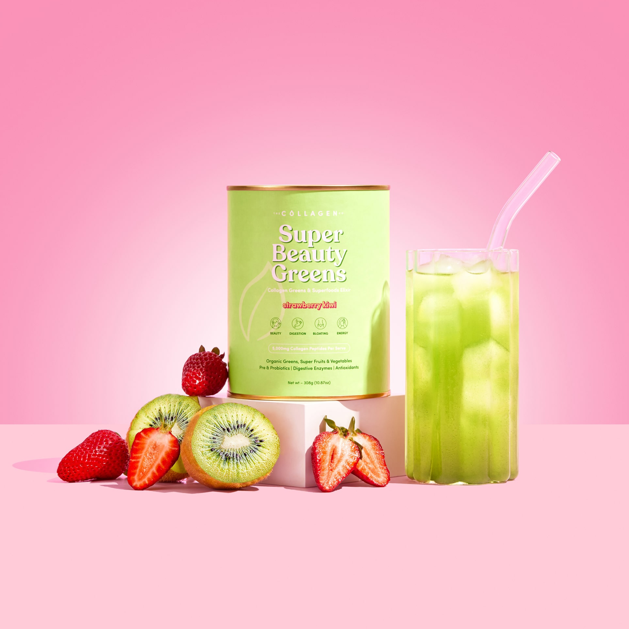 Strawberry Kiwi Super Beauty Greens - 308g