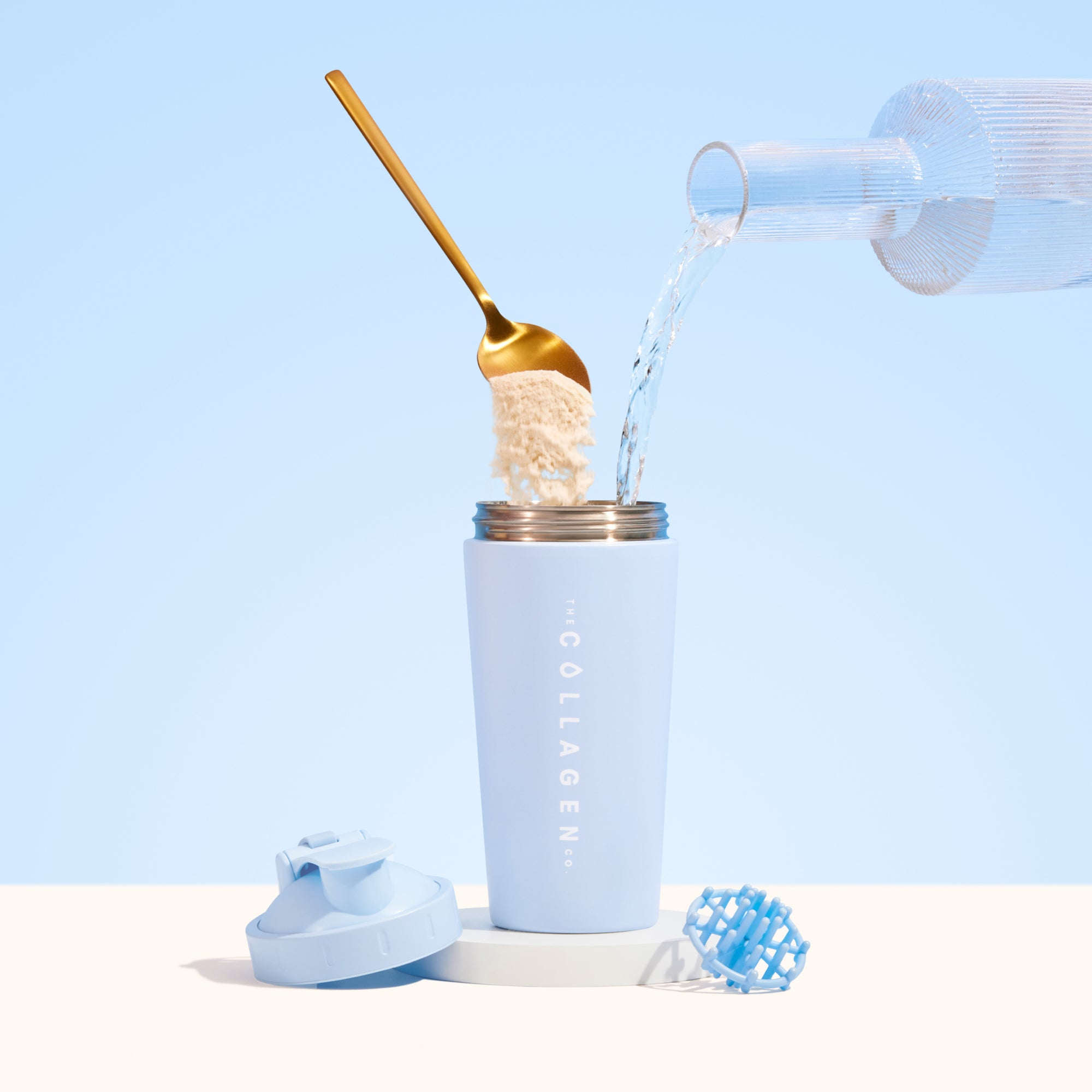 Stainless Steel Collagen Protein Shaker - 700ml