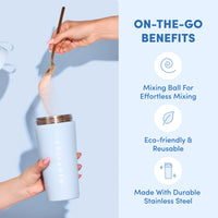 Stainless Steel Collagen Protein Shaker - 700ml