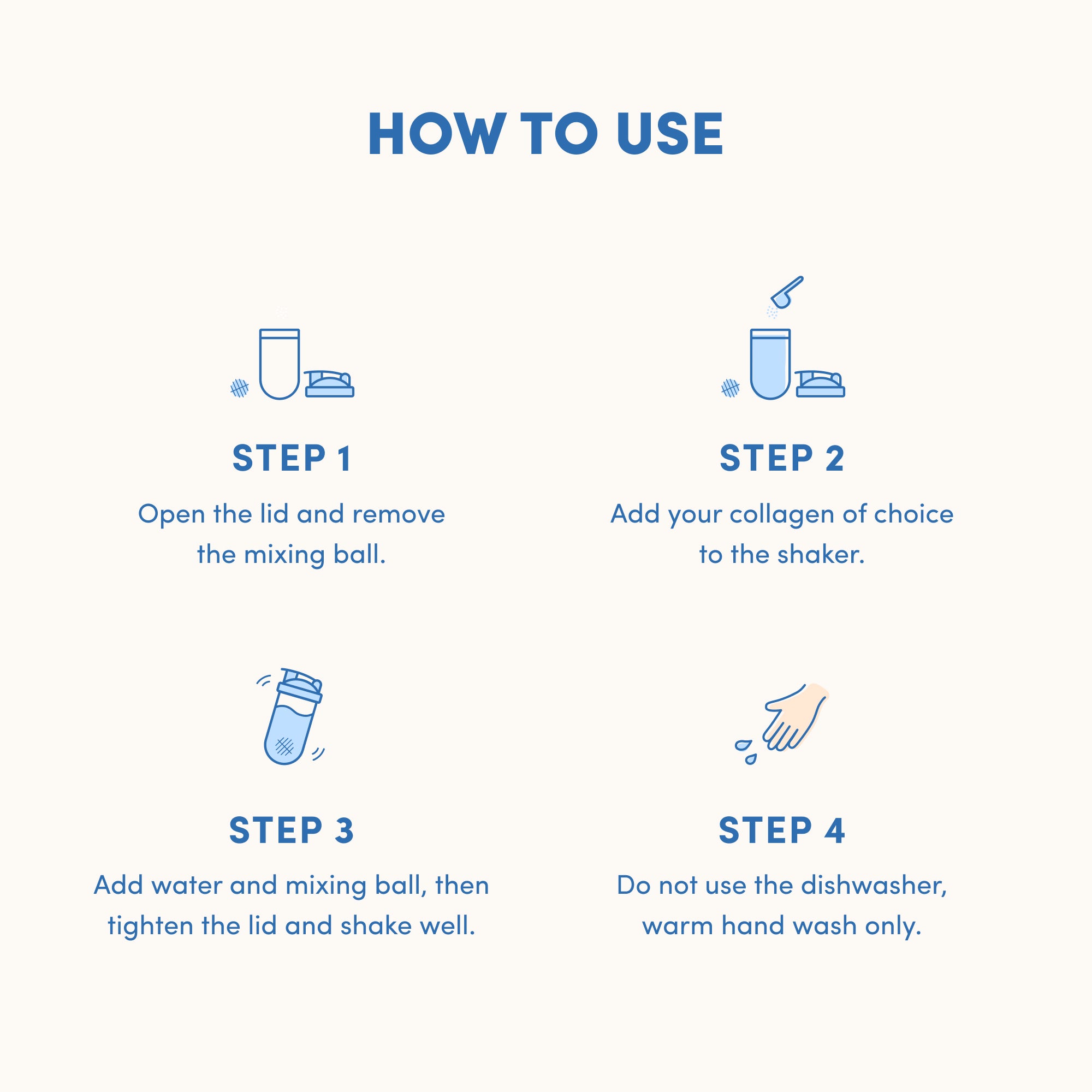 Stainless Steel Collagen Protein Shaker - 700ml