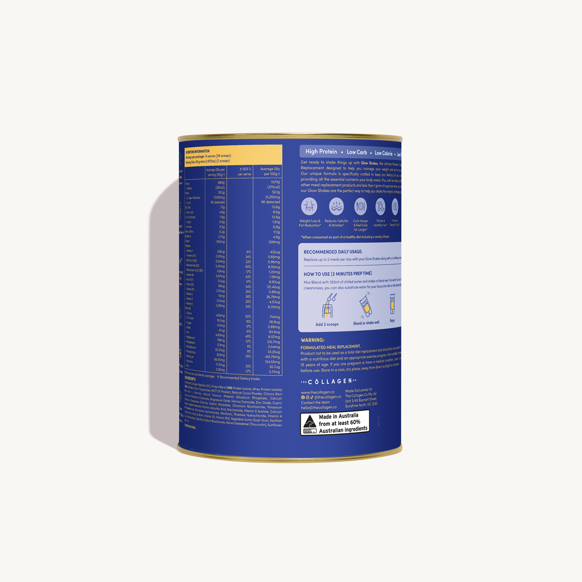Violet Crumble Collagen Meal Replacement - 784g